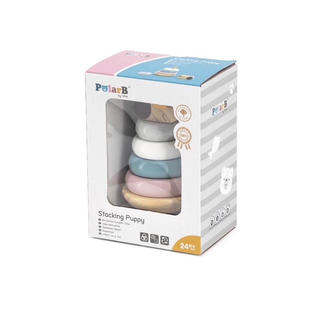 Turnul cățeluș pastelat din lemn, PolarB