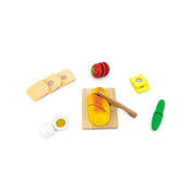 Set de mic dejun din lemn, 20 piese, Viga