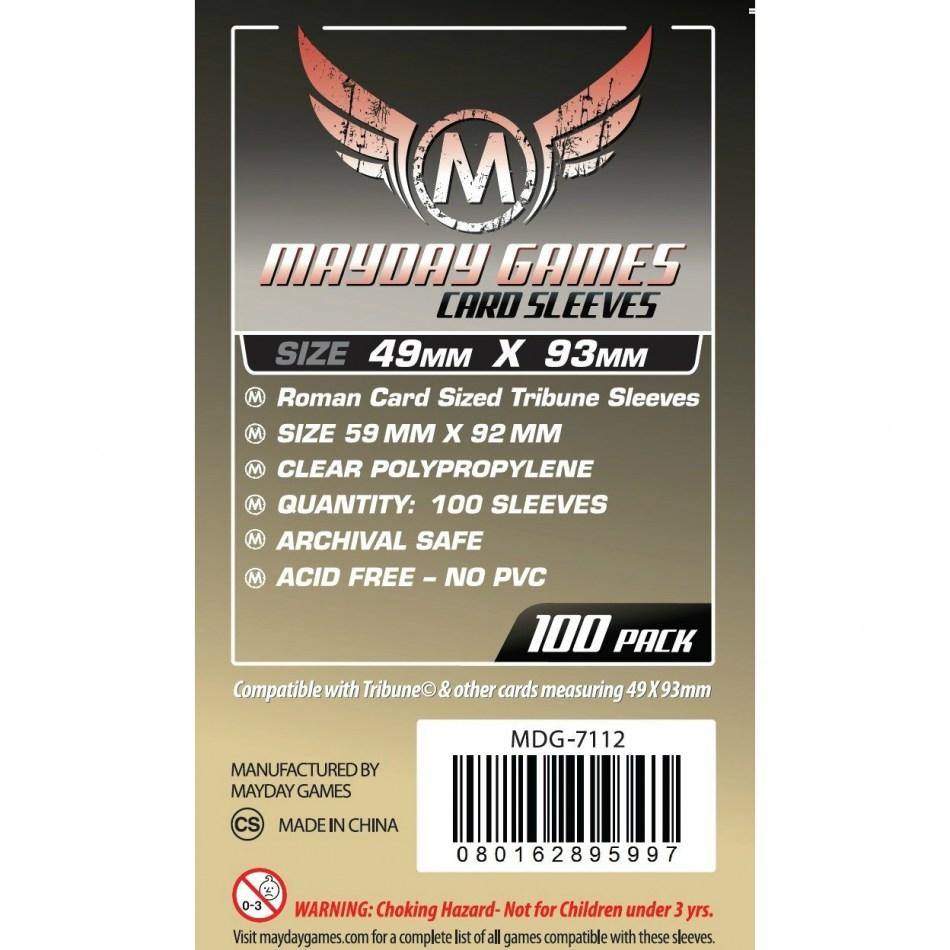 Standard Mayday Card Sleeve (pack of 100) 49 mm x 93mm-Ludicus.ro - Magazinul Clipelor magice-1-Jocozaur