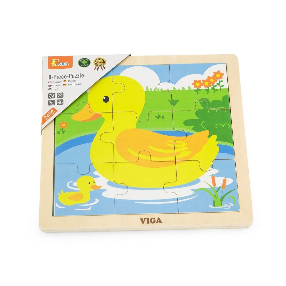 Puzzle din 9 piese mari - rățuscă