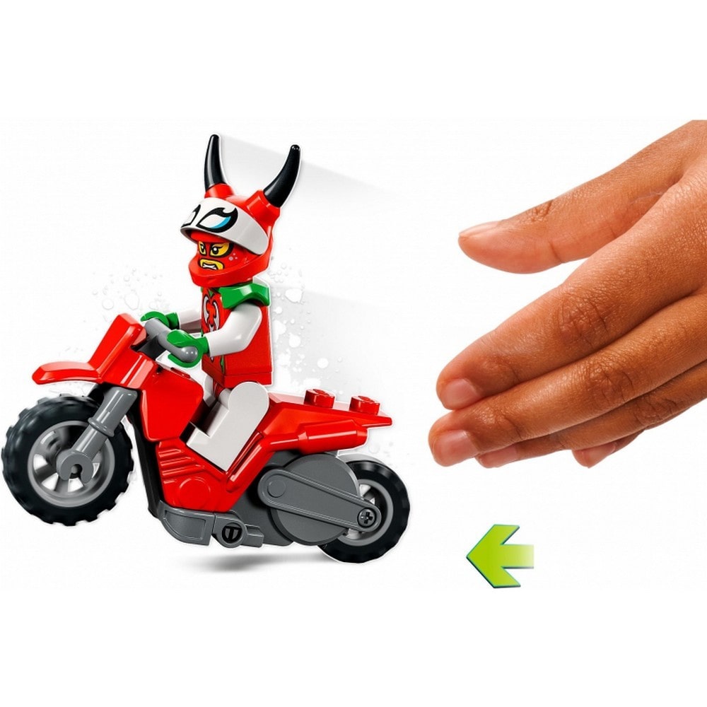 LEGO City Motocicletă de cascadorii scorpion sălbatic 60332