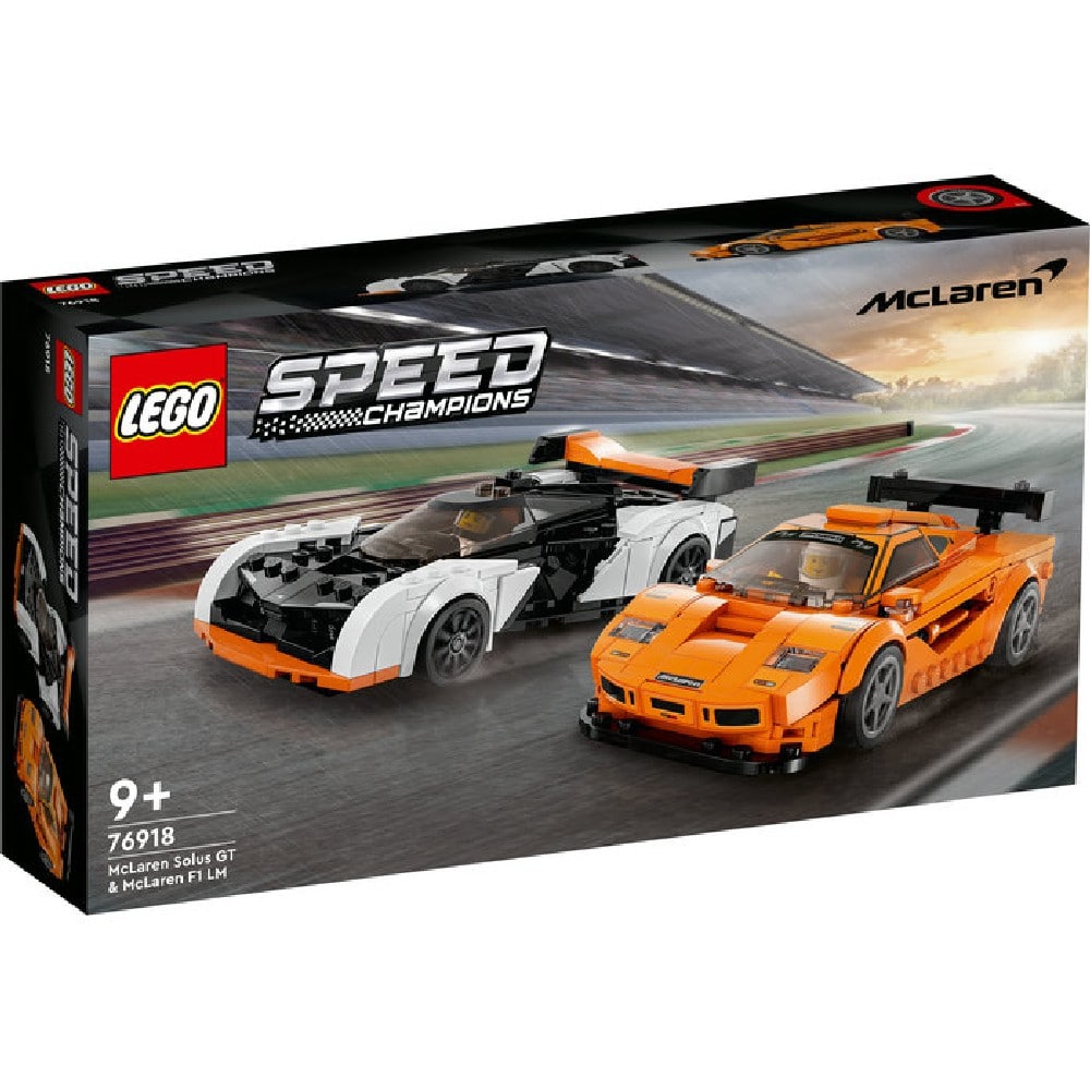 LEGO Speed Champions McLaren Solus GT și McLaren F1 LM 76918