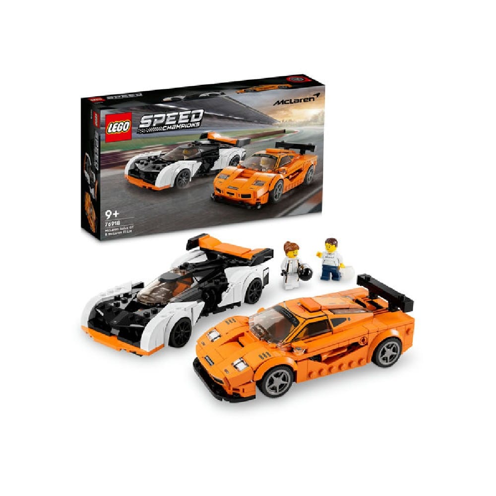 LEGO Speed Champions McLaren Solus GT și McLaren F1 LM 76918