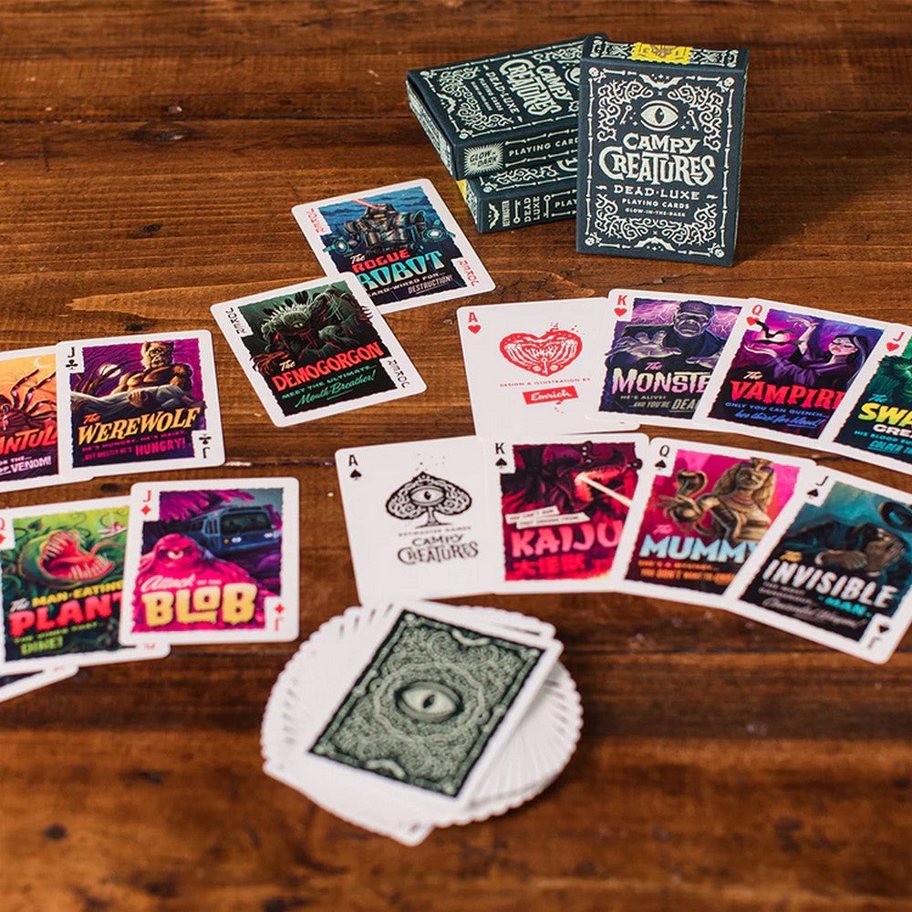 Pachet de cărți de joc Campy Creatures Dead - Luxe