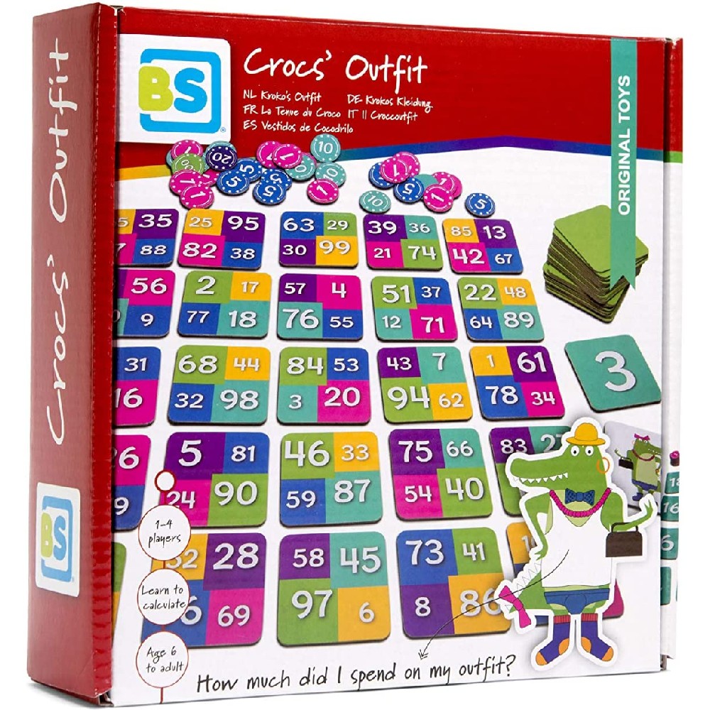Joc matematic Ținutele crocodilului, BS Toys GA369
