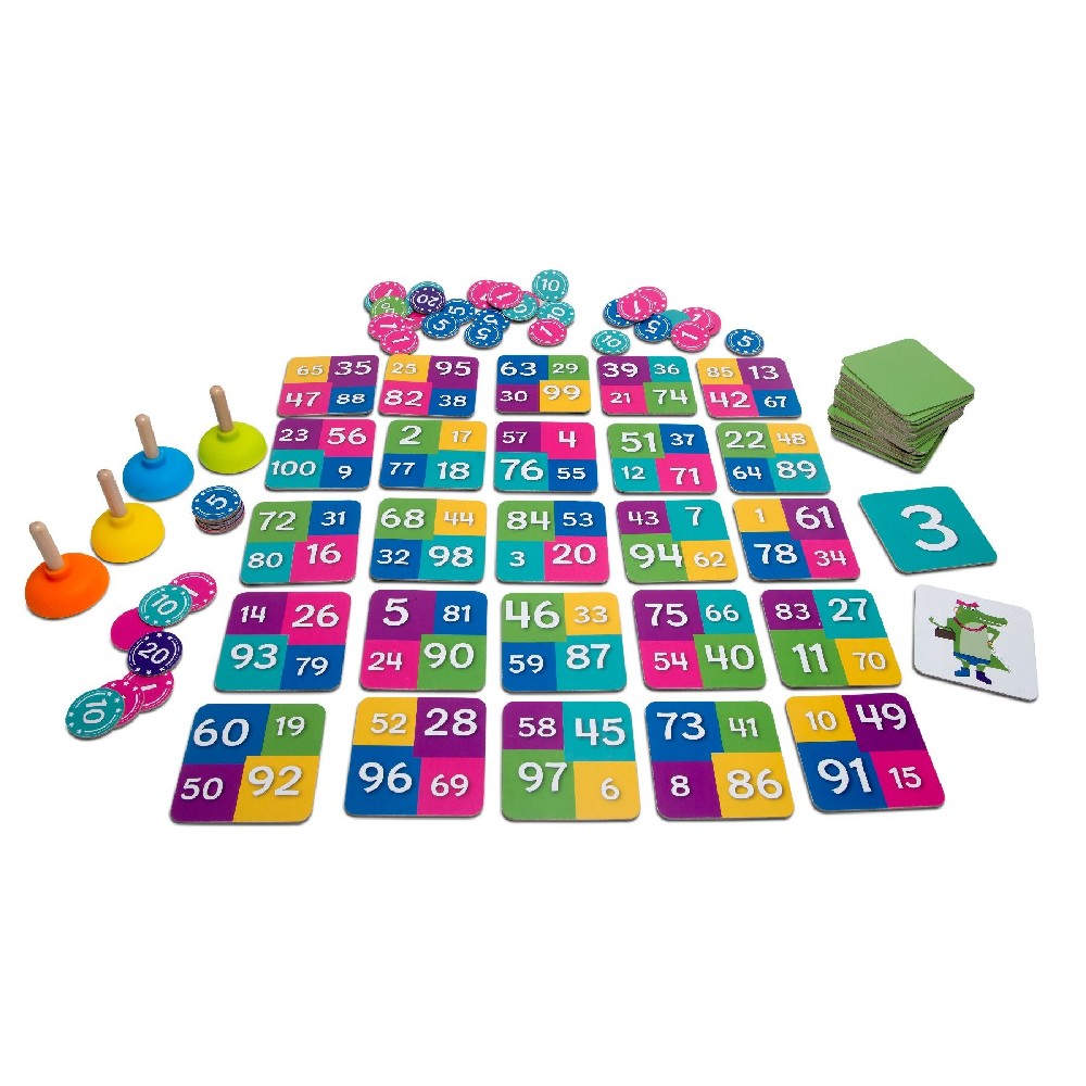 Joc matematic Ținutele crocodilului, BS Toys GA369