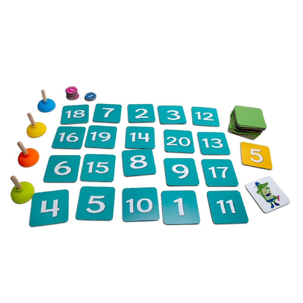 Joc matematic Ținutele crocodilului, BS Toys GA369