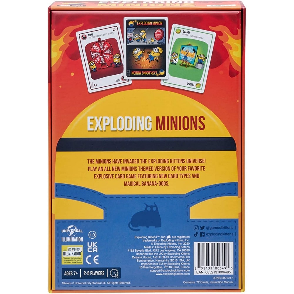 Exploding Minions - Joc de societate în limba engleză