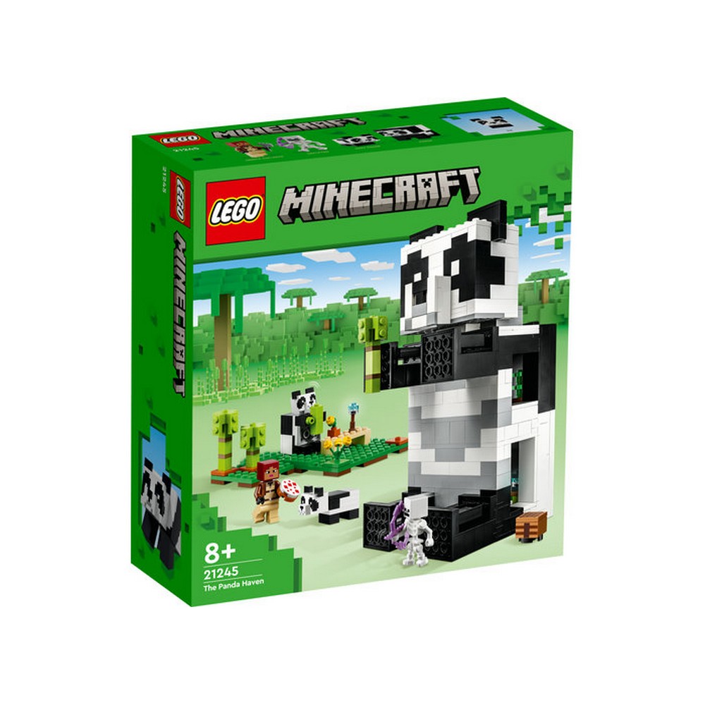 LEGO Minecraft Adapostul ursilor panda 21245