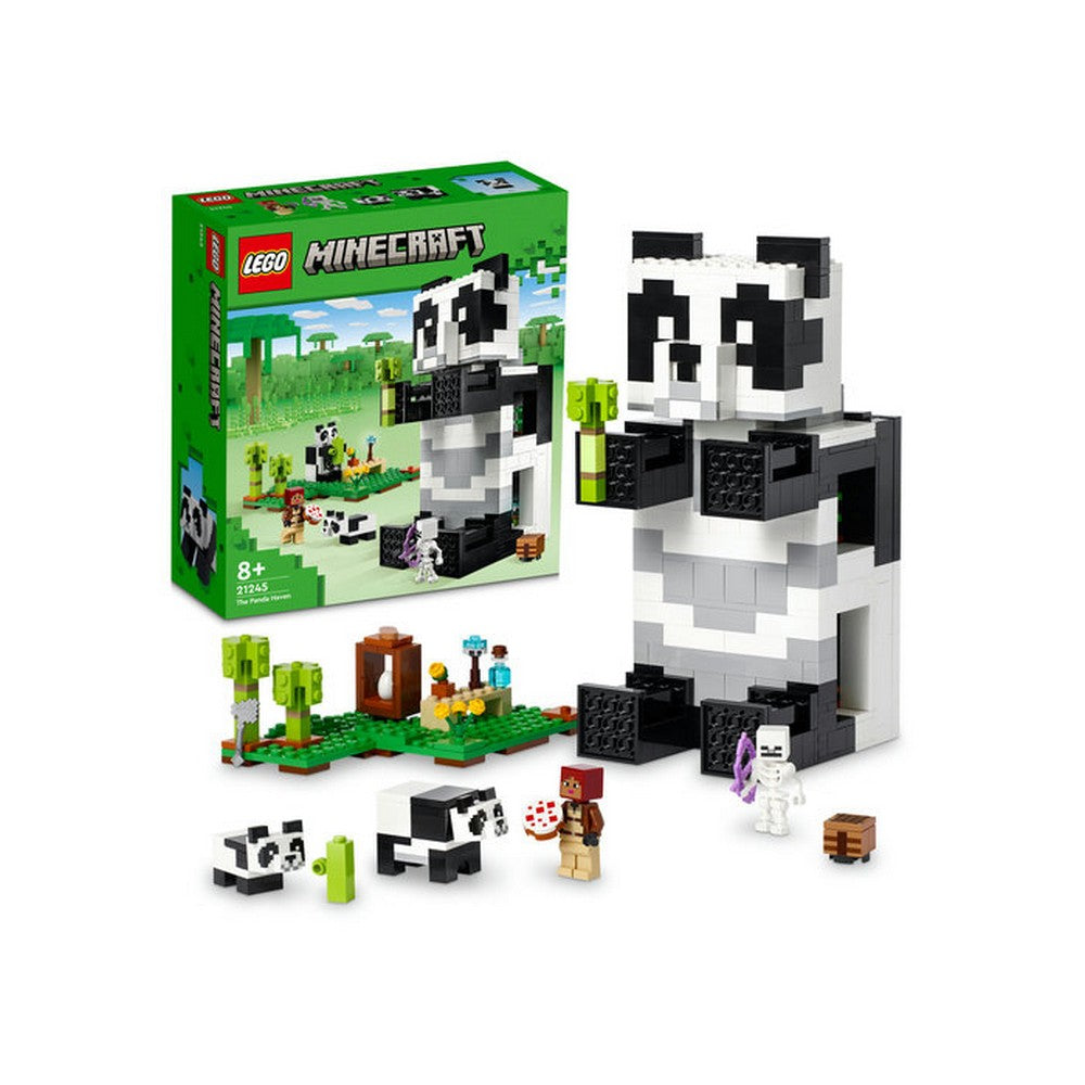 LEGO Minecraft Adapostul ursilor panda 21245