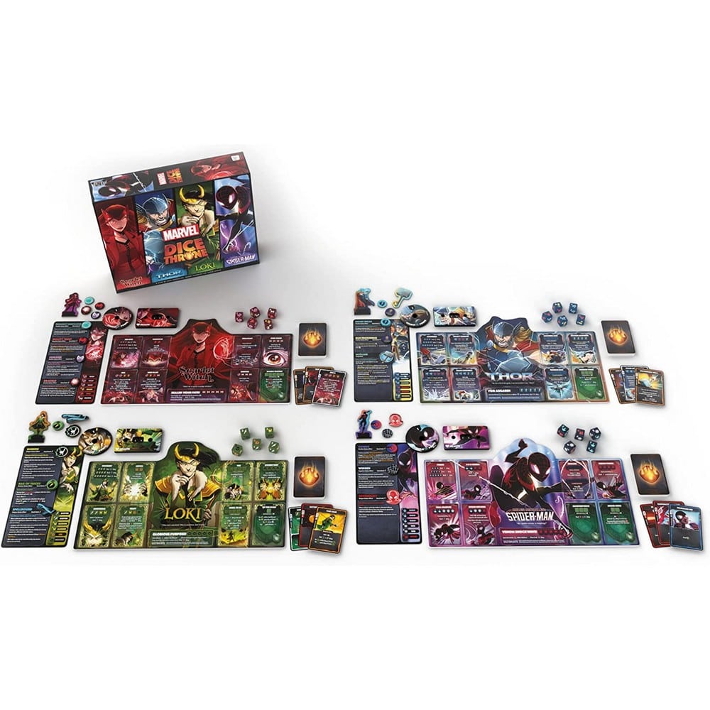 Marvel Dice Throne: Scarlet Witch v. Thor v. Loki v. Spider-Man