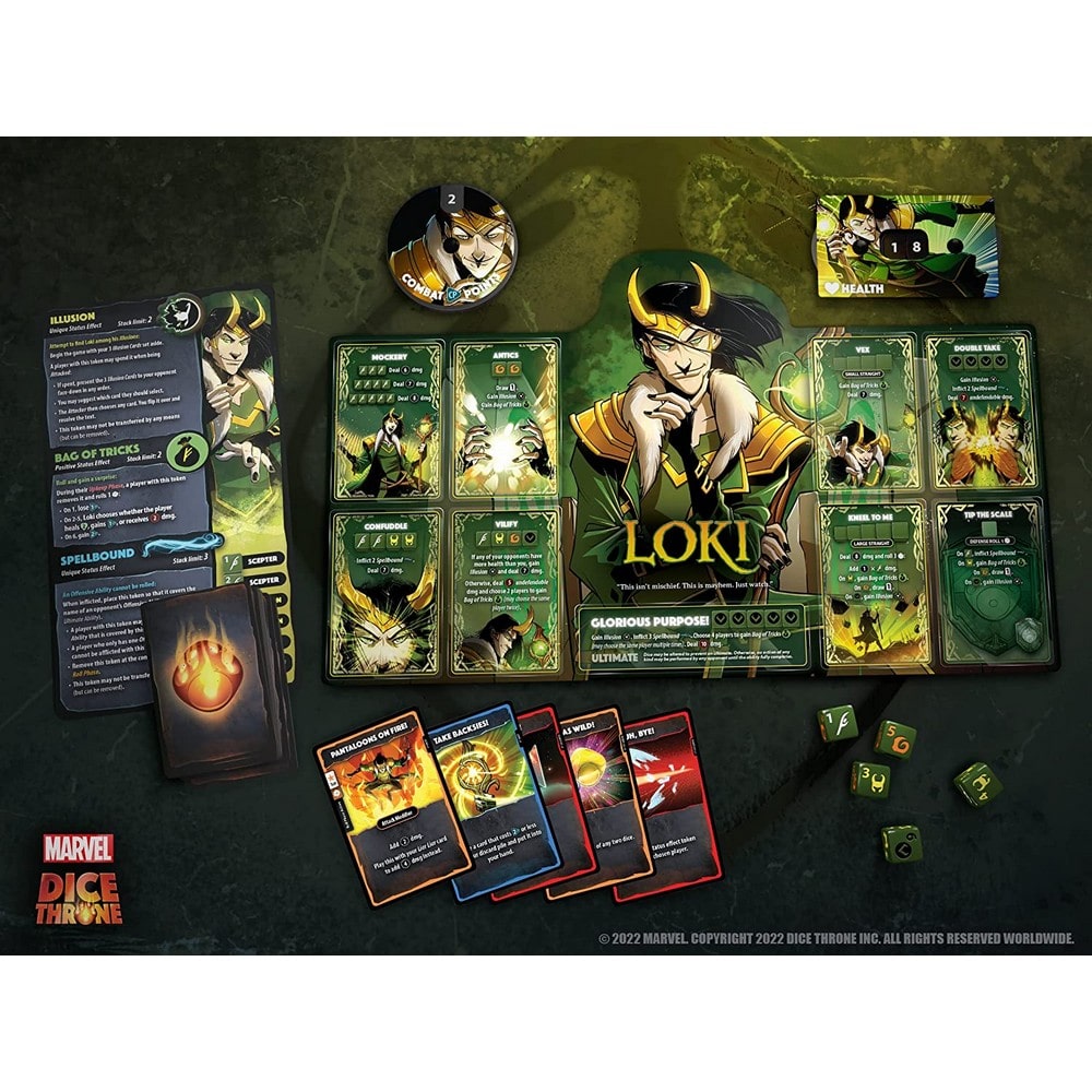 Marvel Dice Throne: Scarlet Witch v. Thor v. Loki v. Spider-Man