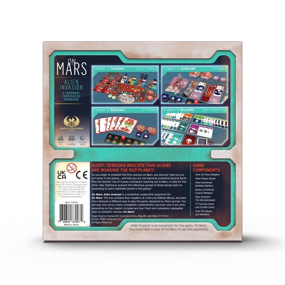 On Mars: Alien Invasion - Extensie de joc în limba engleză
