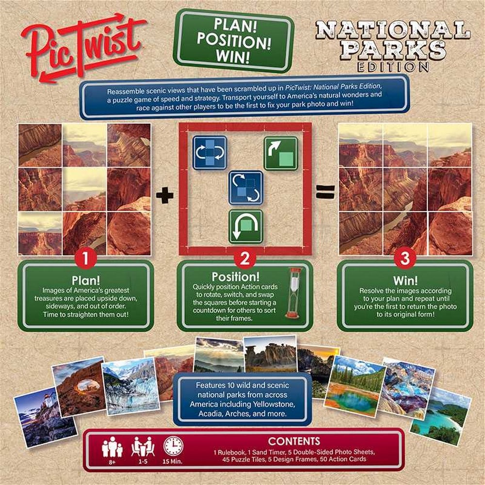 PicTwist: National Park - Joc de societate în limba engleză