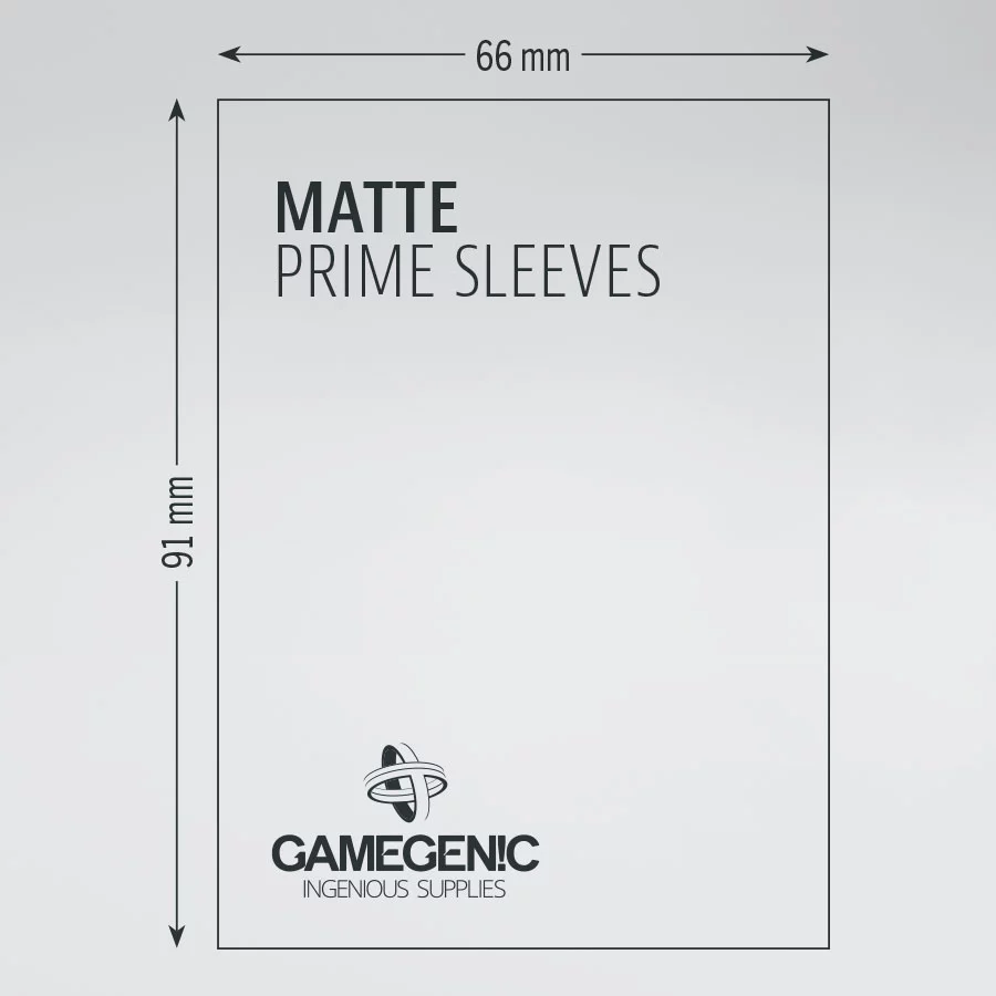 Gamegenic - Matte Prime Sleeves Orange (100 Sleeves)
