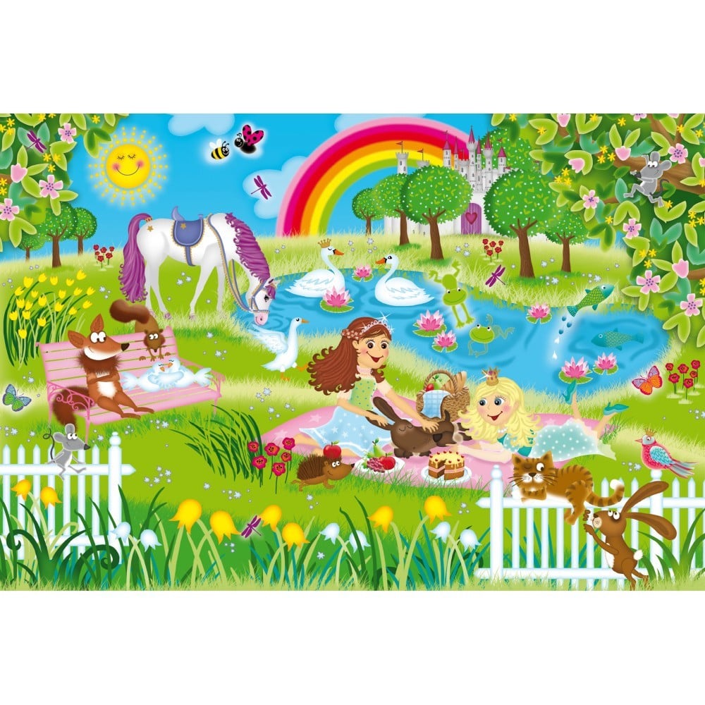 Puzzle: Prințesa în curtea regală, 48 piese