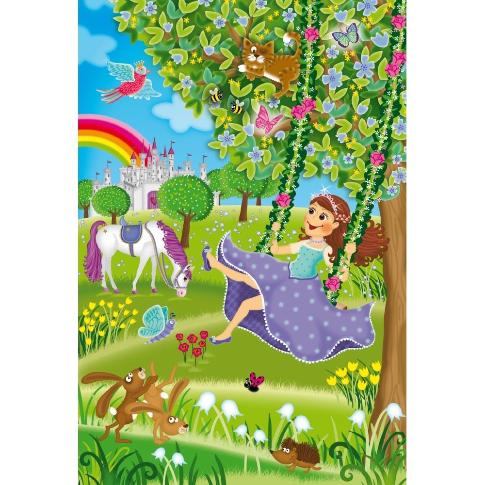 Puzzle: Prințesa în curtea regală, 48 piese