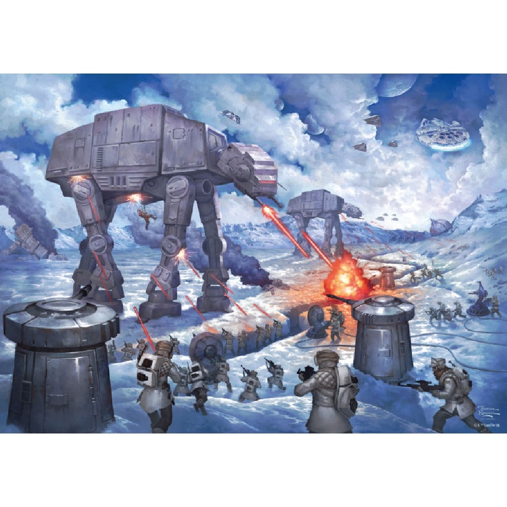 Puzzle Schmidt - Thomas Kinkade: Bătălia pentru planeta Hoth, 1000 de piese