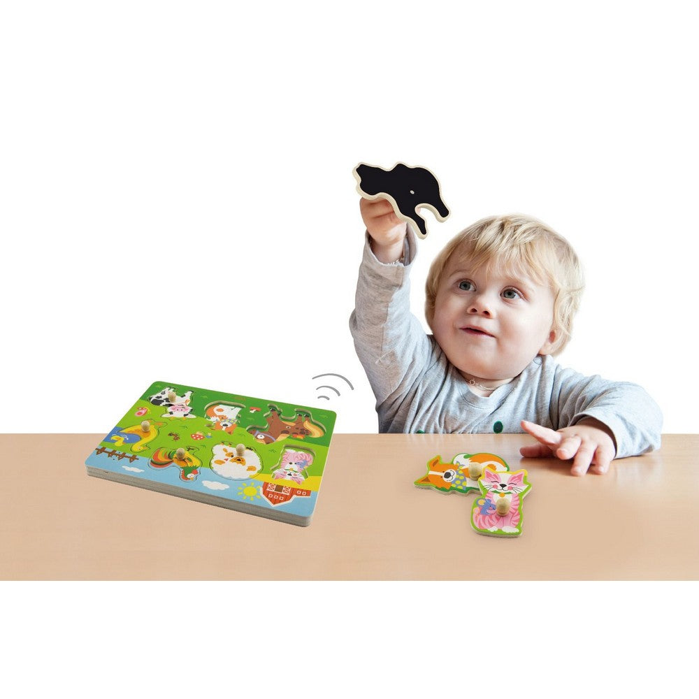 Puzzle sonor de 7 piese - Animale de companie, Viga