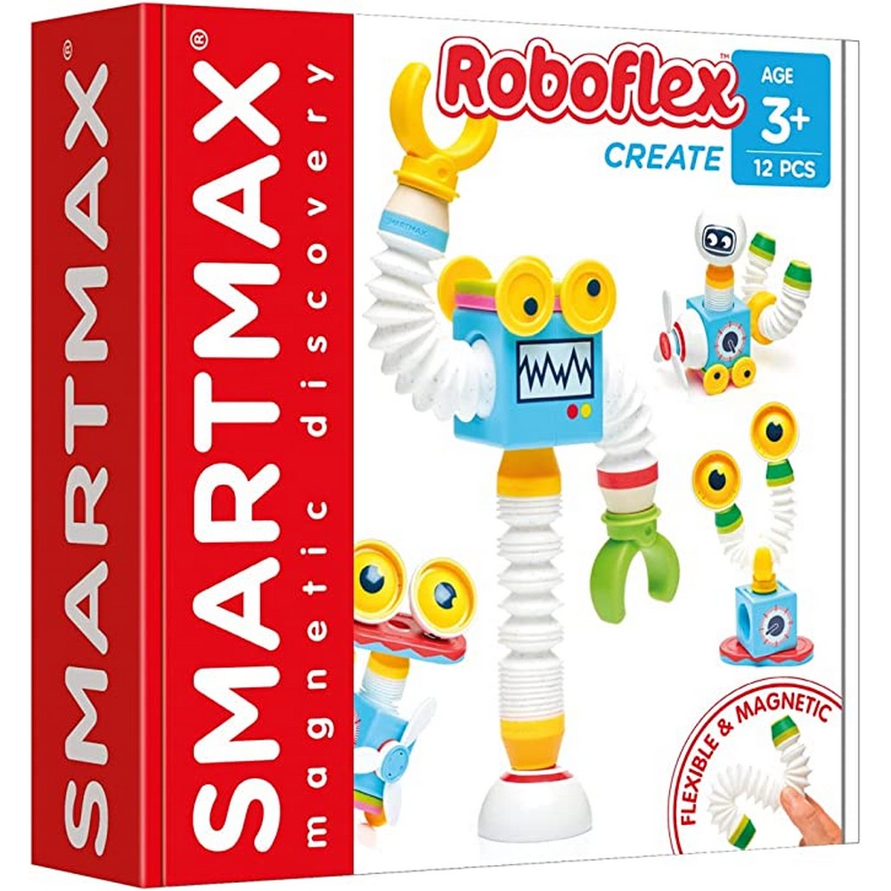 Set de construcție SmartMax Roboflex Magnetic Discovery pentru vârste peste 3 ani