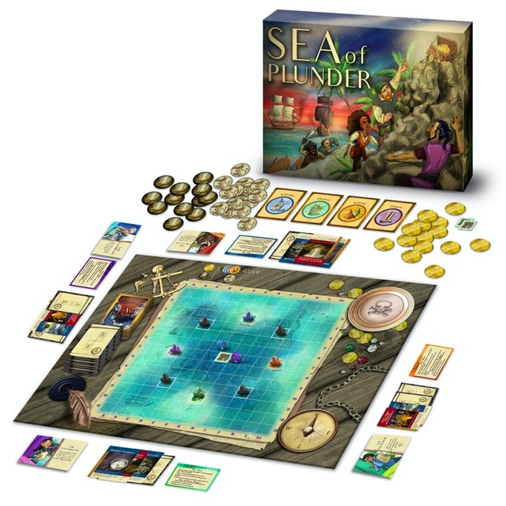 Sea of Plunder (deteriorat) joc de societate în limba engleză