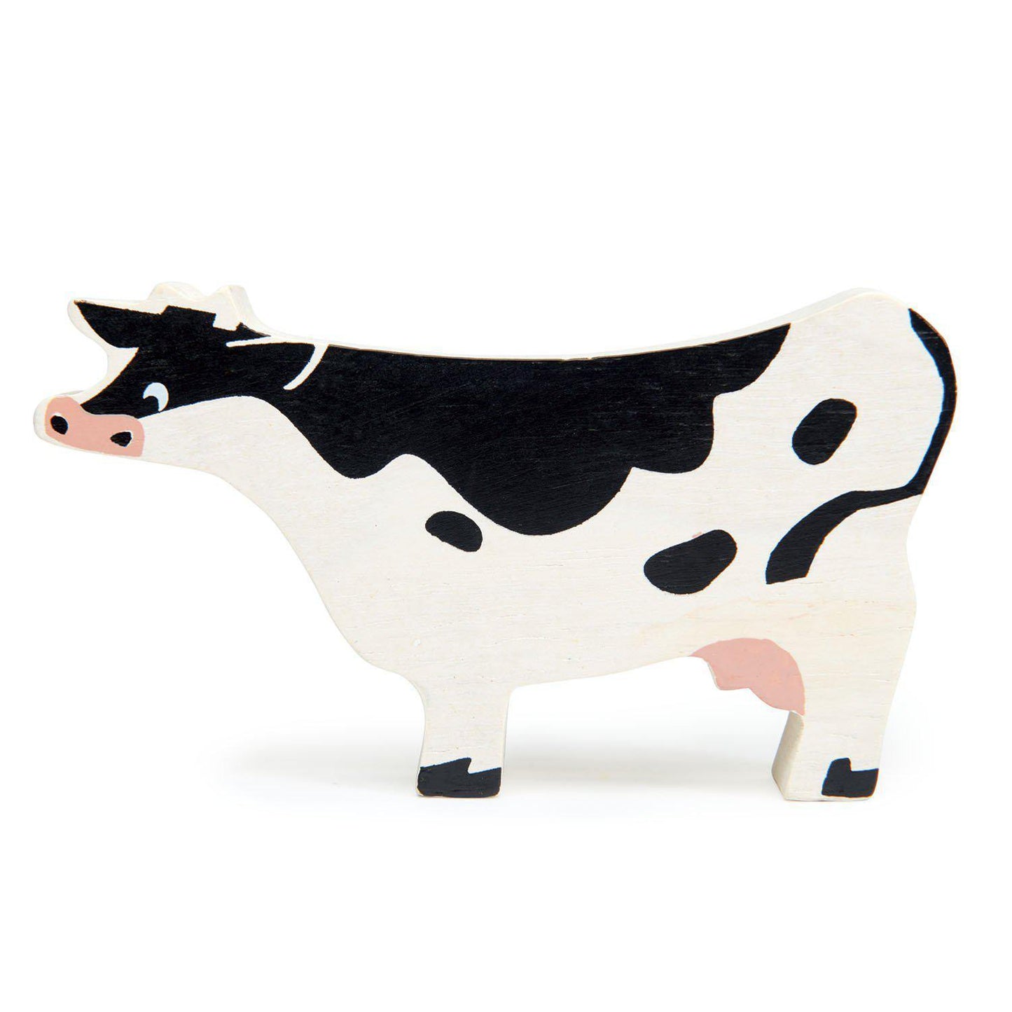 Figurină Văcuță, din lemn premium - Cow - Tender Leaf Toys-Tender Leaf Toys-1-Jocozaur