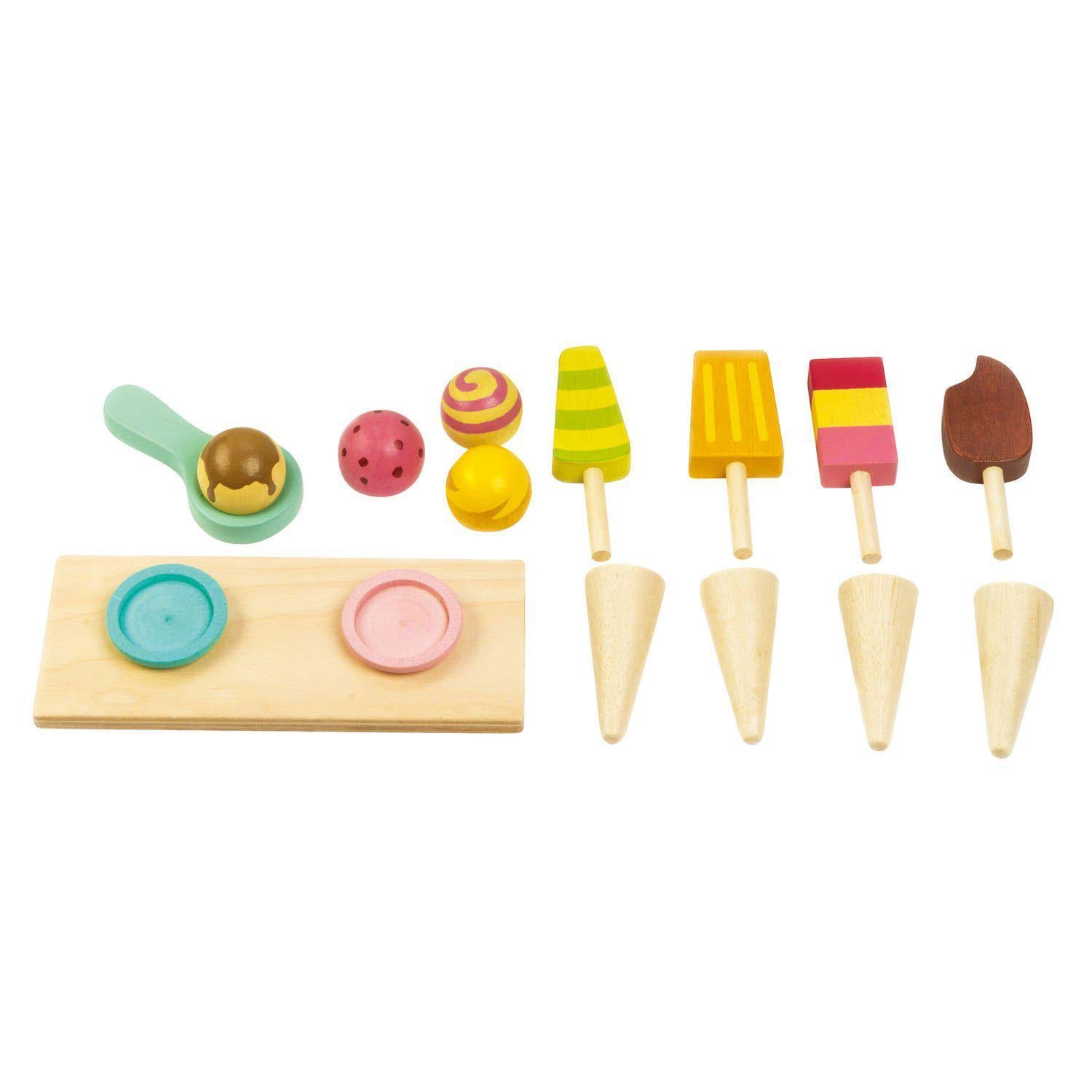 Căruciorul cu înghețată , din lemn premium - Ice Cream Cart- 15 piese - Tender Leaf Toys-Tender Leaf Toys-4-Jocozaur