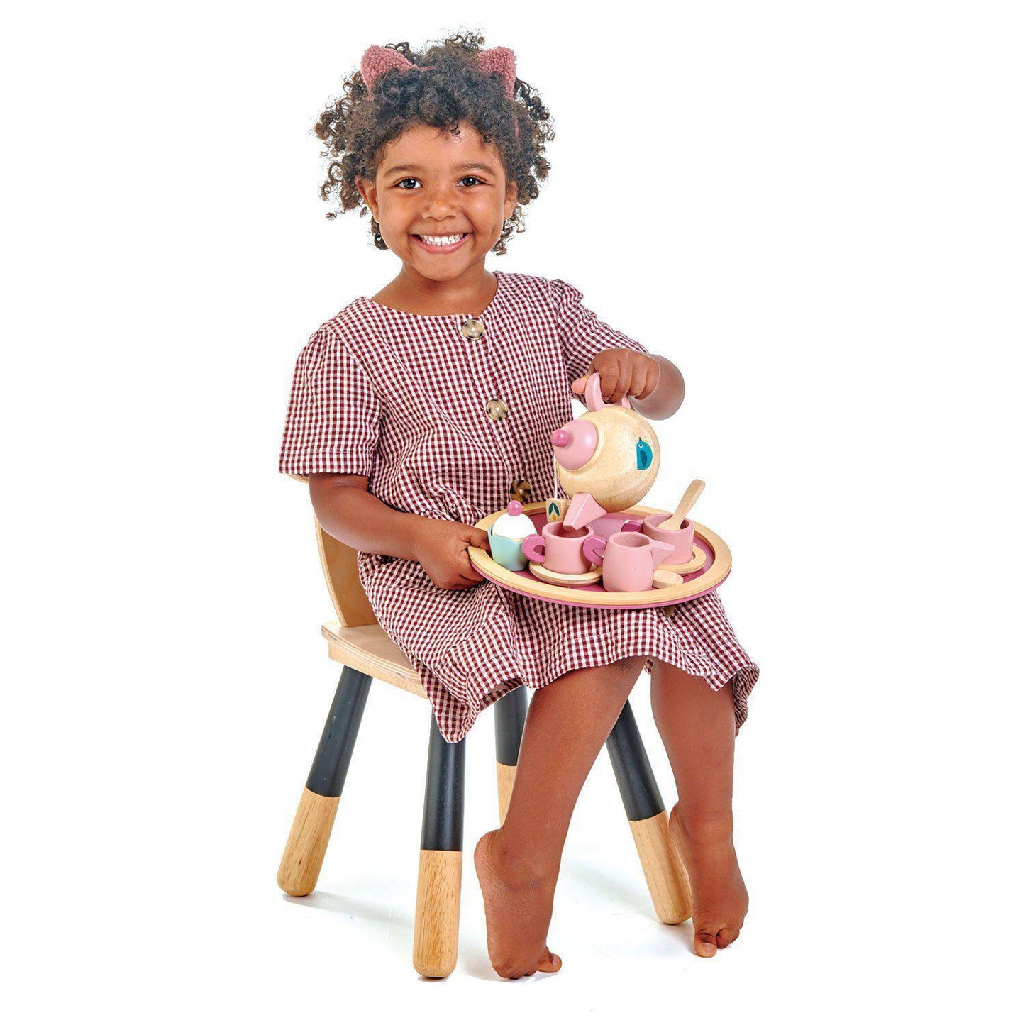 Set pentru servit ceai, din lemn premium - Birdie Tea - 8 piese - Tender Leaf Toys-Tender Leaf Toys-3-Jocozaur