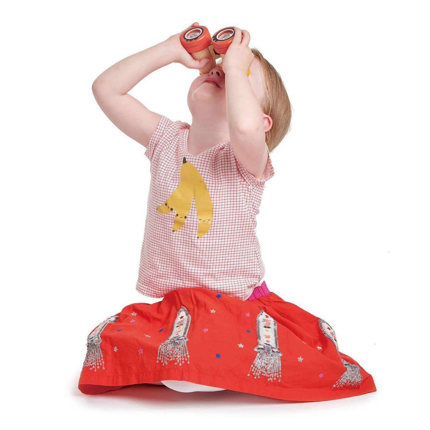 Binoclu cu caleidoscop, din lemn premium - Safari Binoculars - Tender Leaf Toys-Tender Leaf Toys-5-Jocozaur