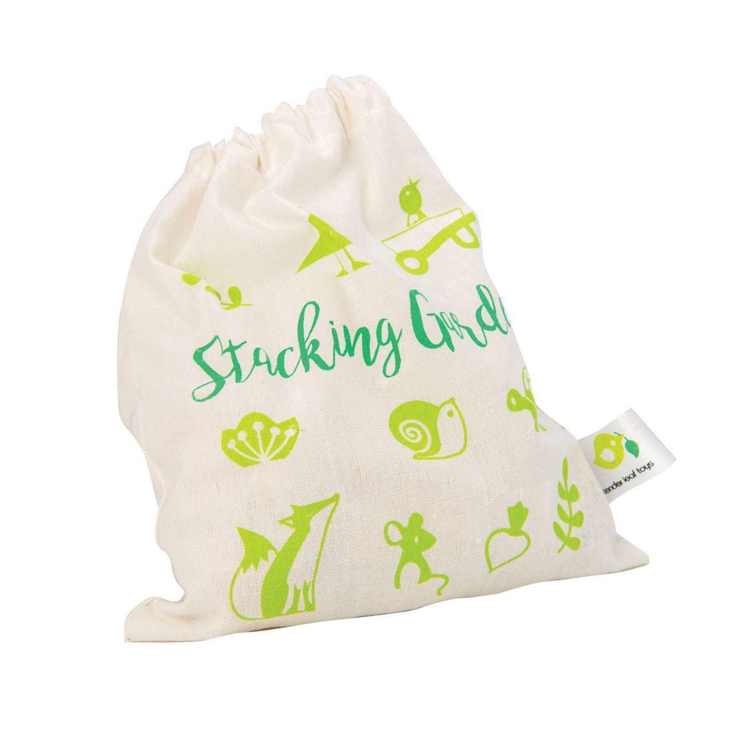 Animăluțe în copac, din lemn premium - Stacking Garden Friends - 16 piese - Tender Leaf Toys-Tender Leaf Toys-2-Jocozaur