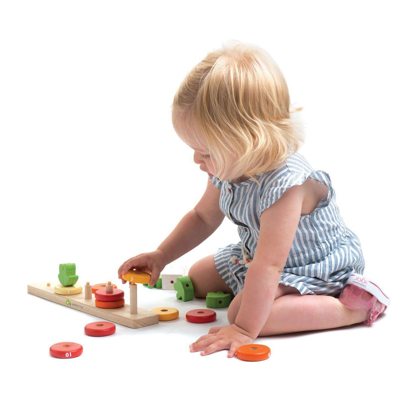 Numărătoarea morcovilor, din lemn premium - Counting Carrots - 16 piese - Tender Leaf Toys-Tender Leaf Toys-4-Jocozaur