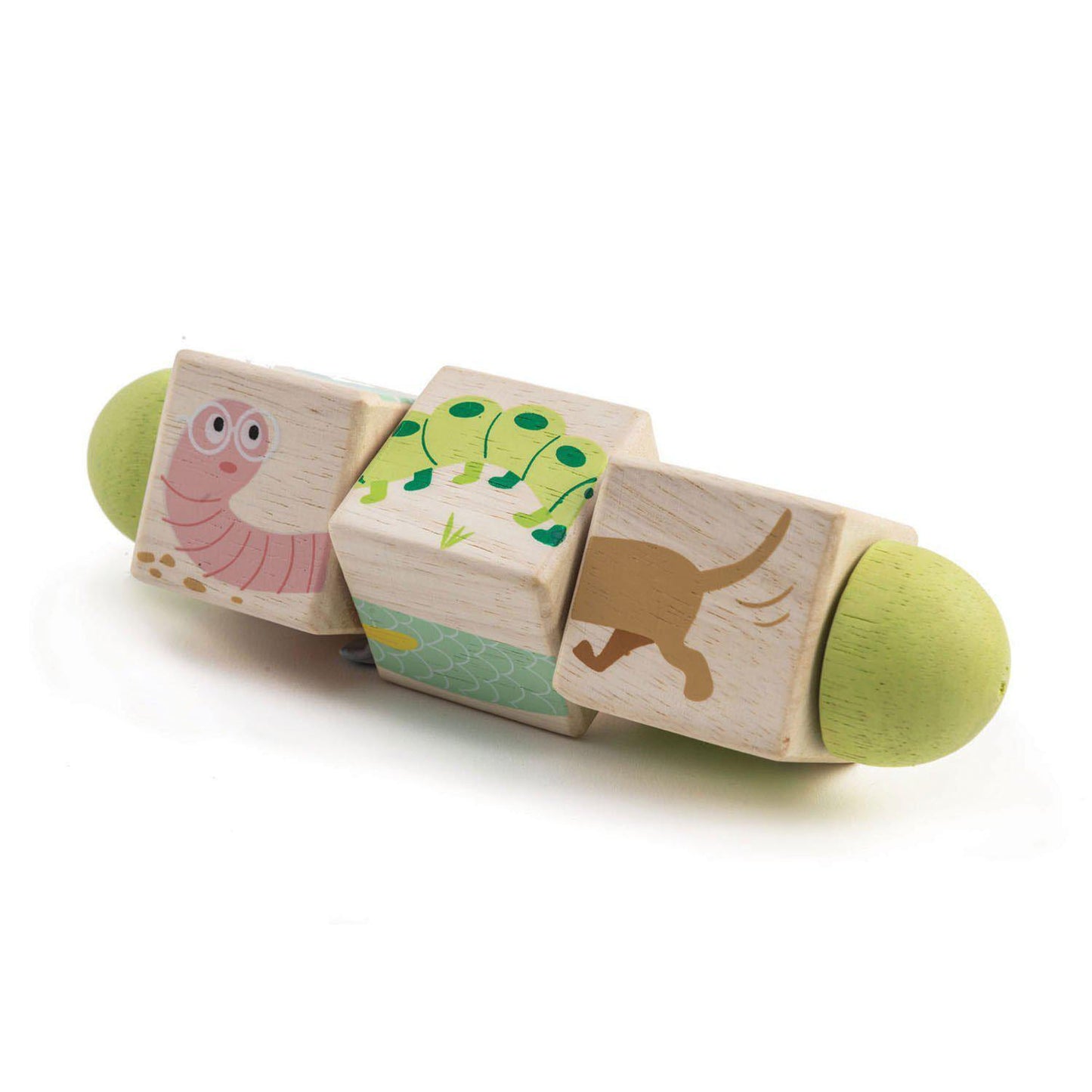 Cuburi rotative cu animale, din lemn premium - Twisting Cubes - Tender Leaf Toys-Tender Leaf Toys-2-Jocozaur
