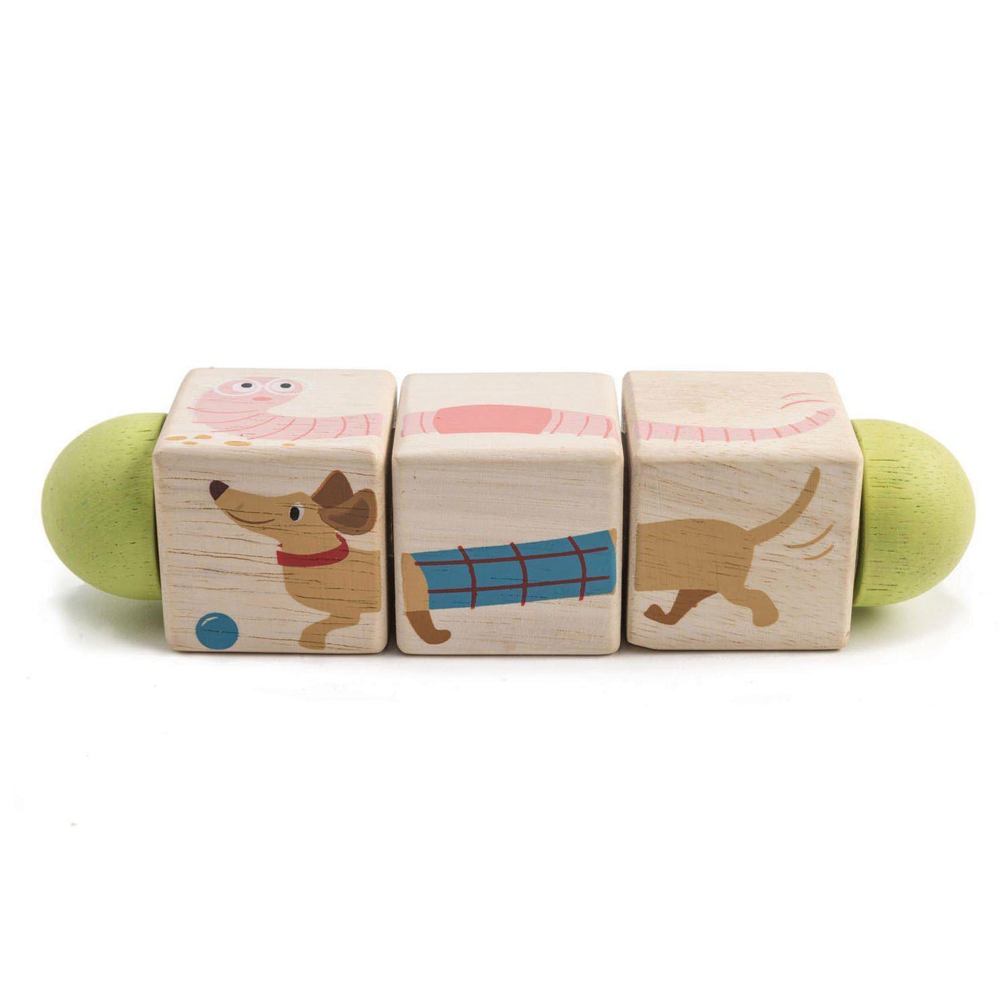 Cuburi rotative cu animale, din lemn premium - Twisting Cubes - Tender Leaf Toys-Tender Leaf Toys-3-Jocozaur