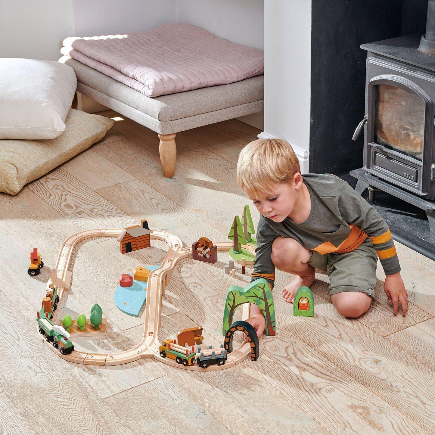 Tunel în pădure, din lemn premium - Forest Tunnels - Tender Leaf Toys-Tender Leaf Toys-4-Jocozaur