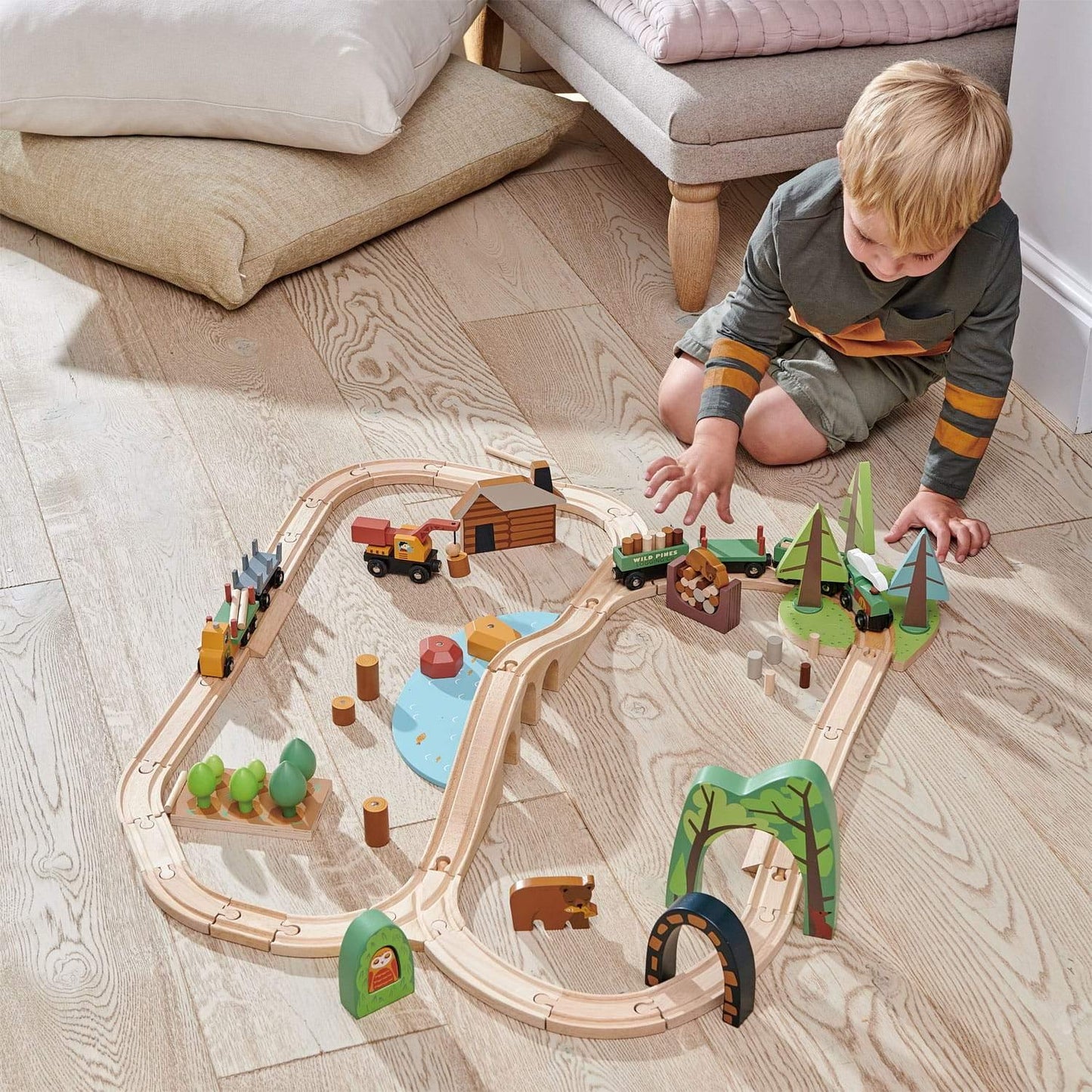 Tunel în pădure, din lemn premium - Forest Tunnels - Tender Leaf Toys-Tender Leaf Toys-5-Jocozaur