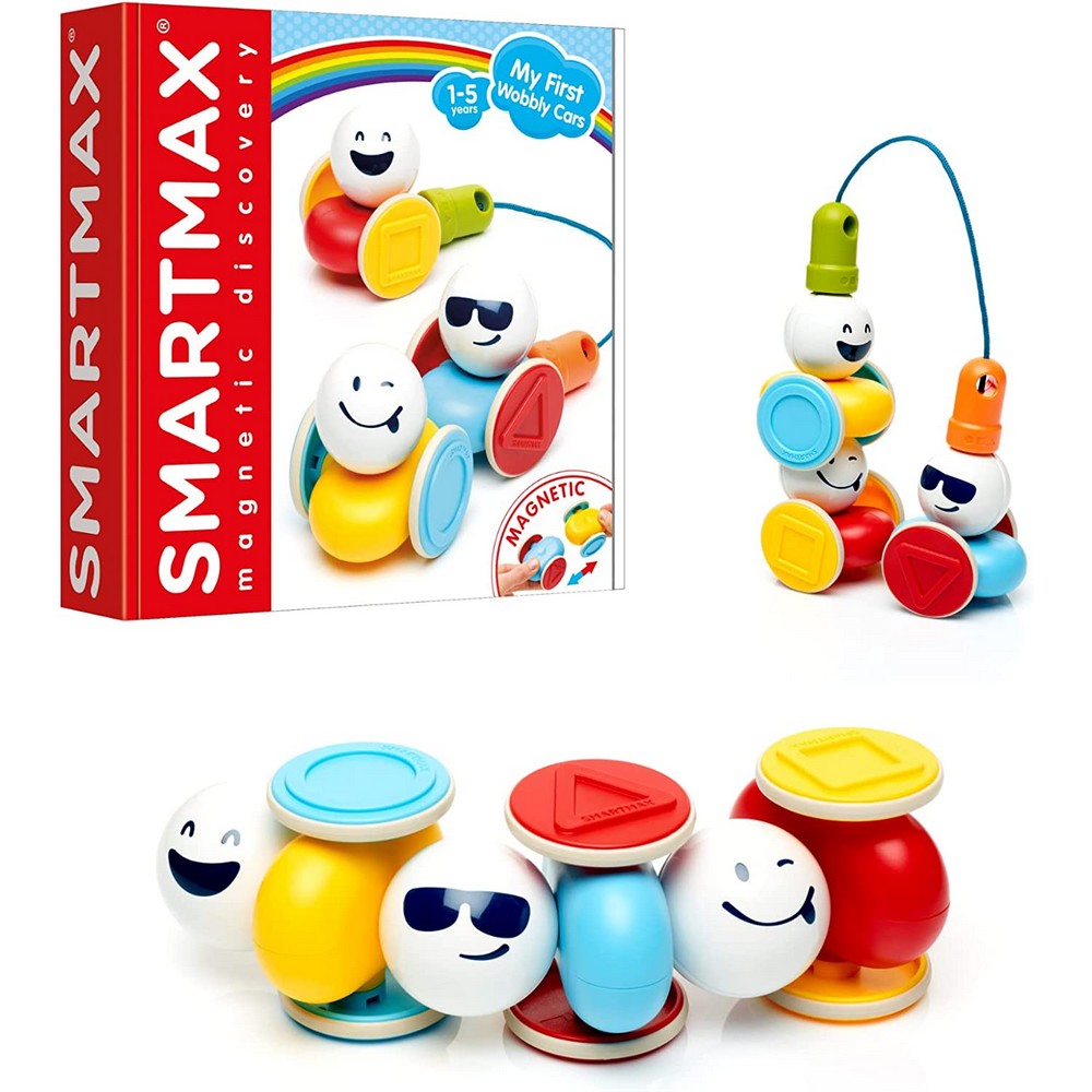 SmartMax First My Wobbly Cars STEM Fun pentru vârstele 1-5