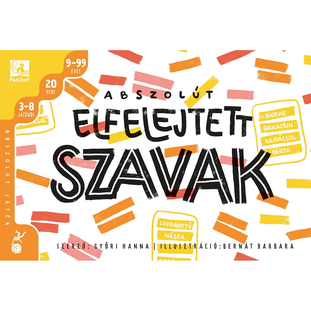 Abszolút elfelejtett szavak, joc de societate în limba maghiară