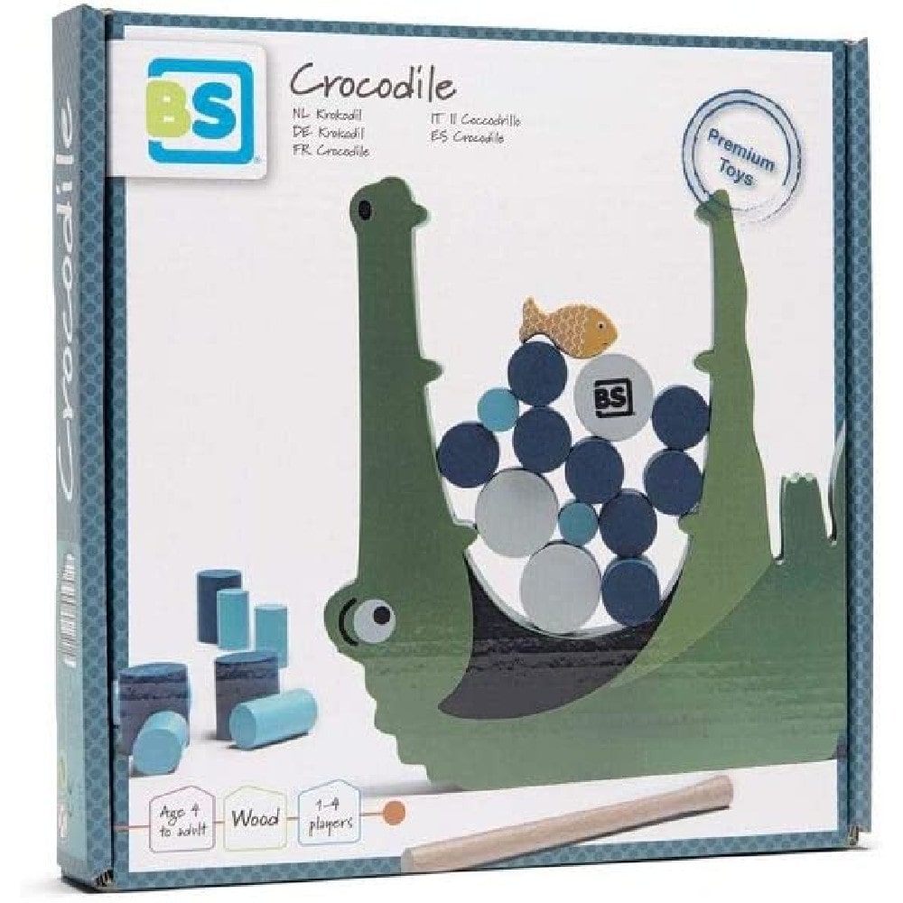 Joc de echilibru Crocodil, BS Toys