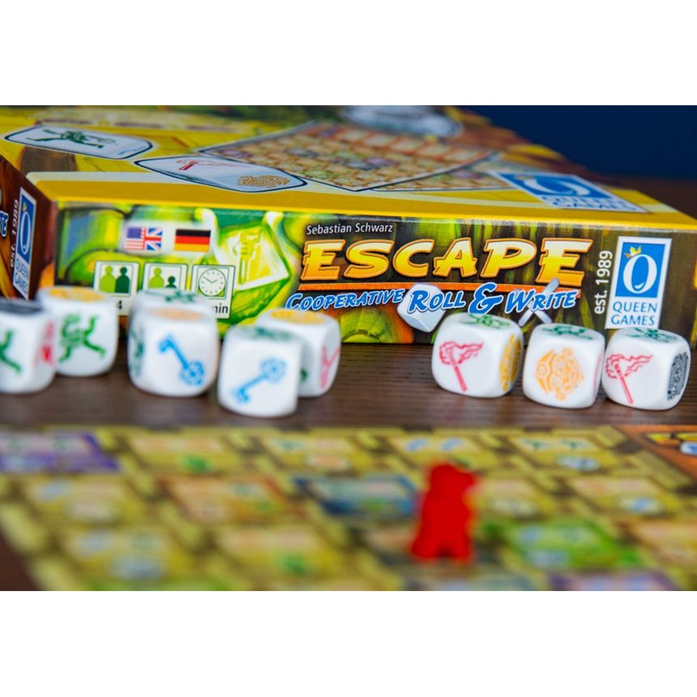 Escape Roll & Write - Joc de societate în limba engleză