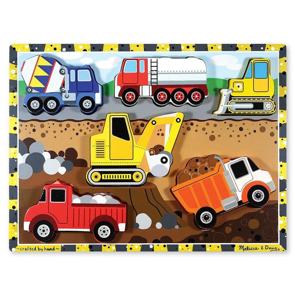 Melissa and Doug: Könnyen megfogható puzzle - munkagépek - Játszma.ro - A maradandó élmények boltja