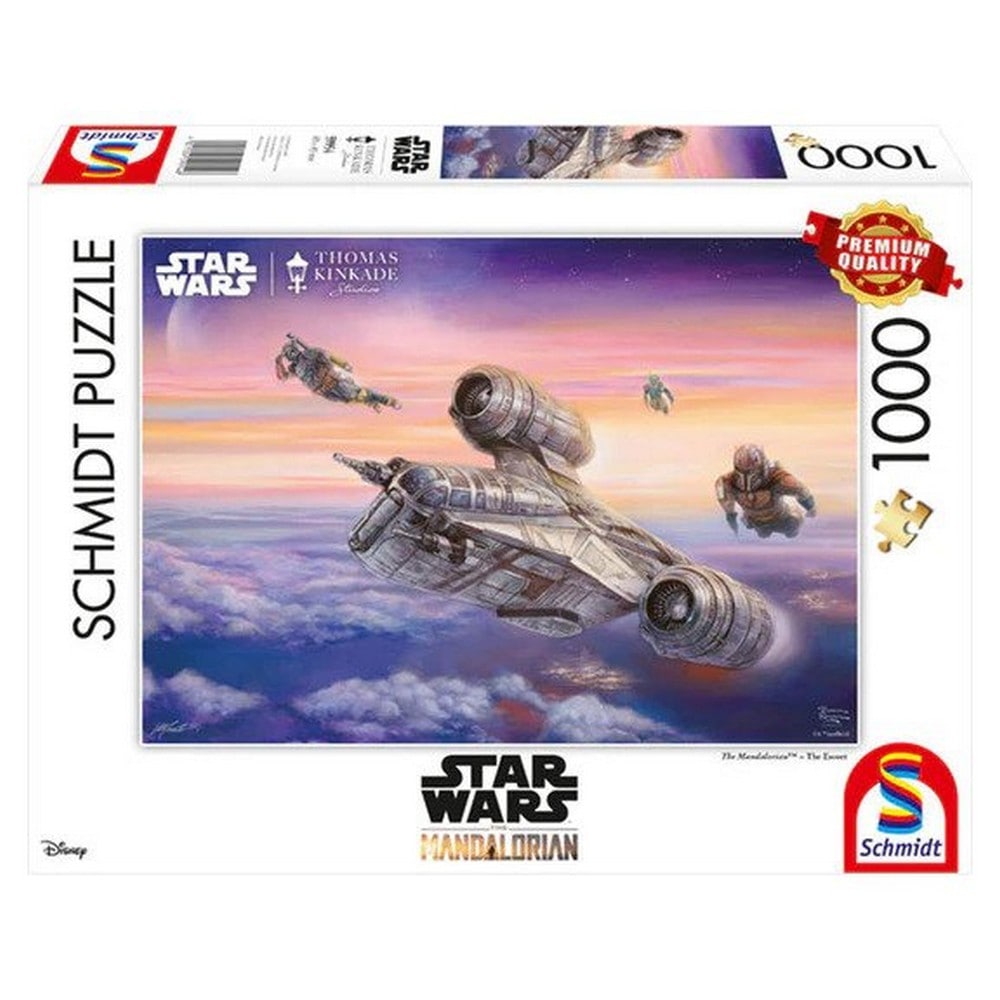 Puzzle 1000 piese, Thomas Kinkade Star Wars -Mandalorian