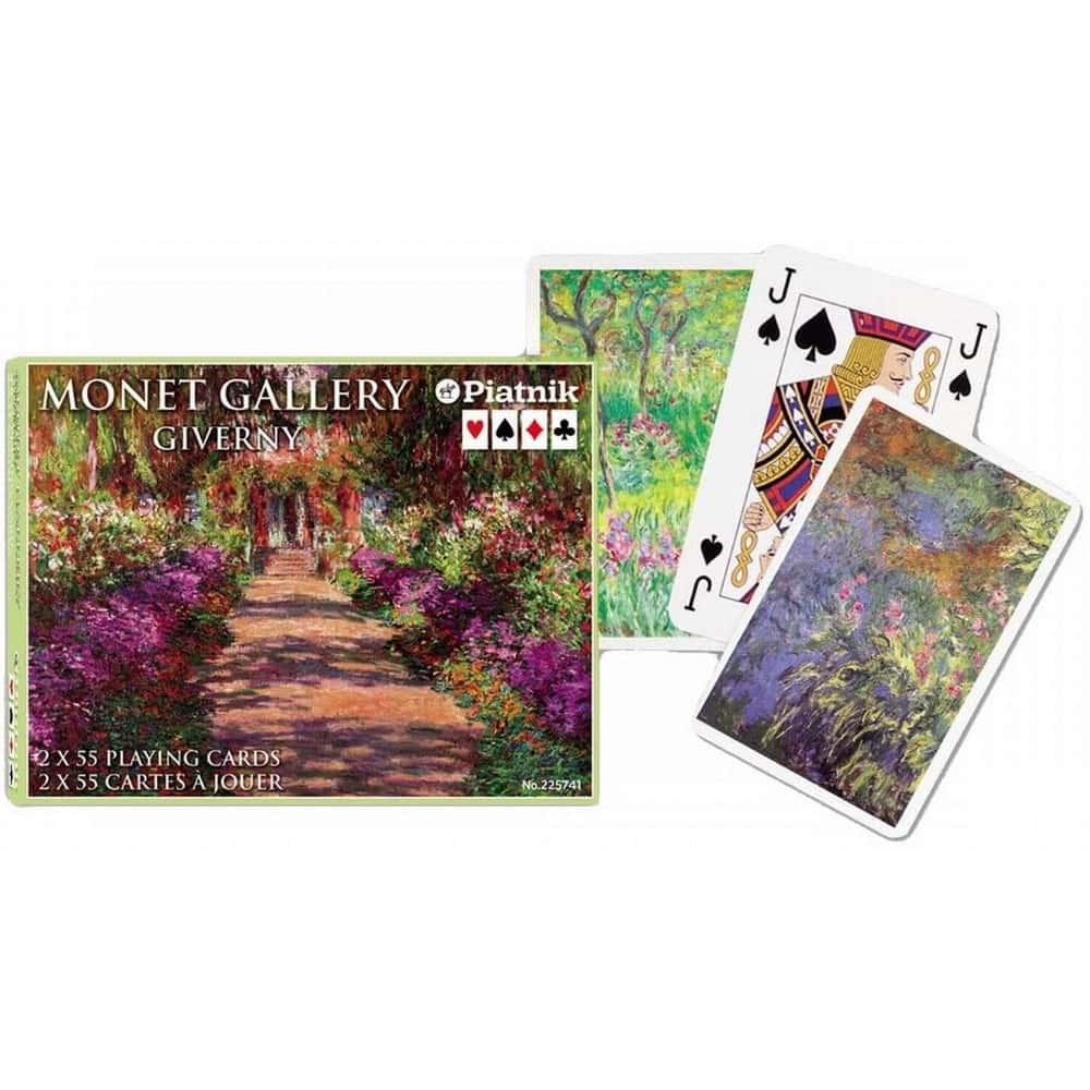 Set de cărți 2x55 - "Giverny" de Claude Monet
