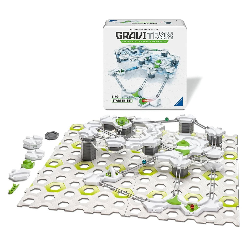 Gravitrax Starter Set Metalbox, set de baza in cutie metalica