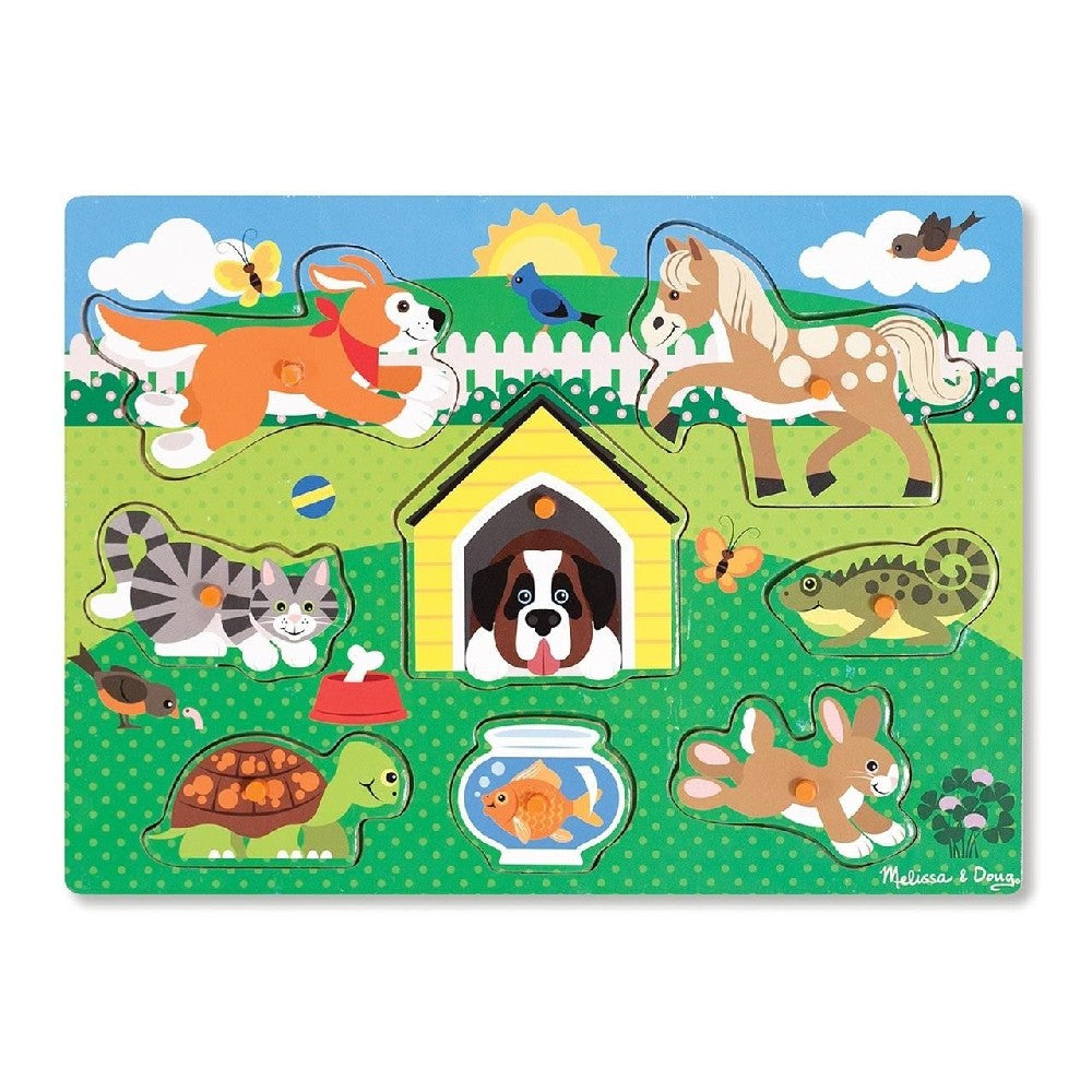 Melissa & Doug Pets Peg Puzzle