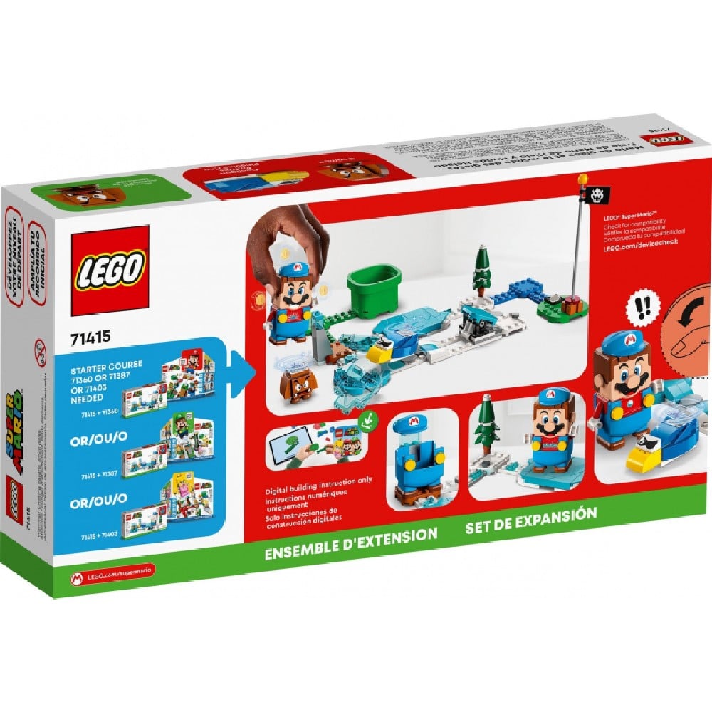LEGO Super Mario Set de extindere Costum Mario Crio și lumea de gheață 71415