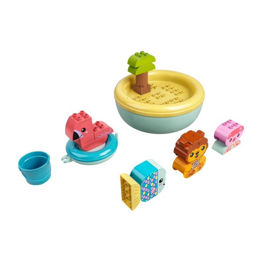 LEGO DUPLO Distracție în Cadă – Insula Plutitoare cu Animale 10966