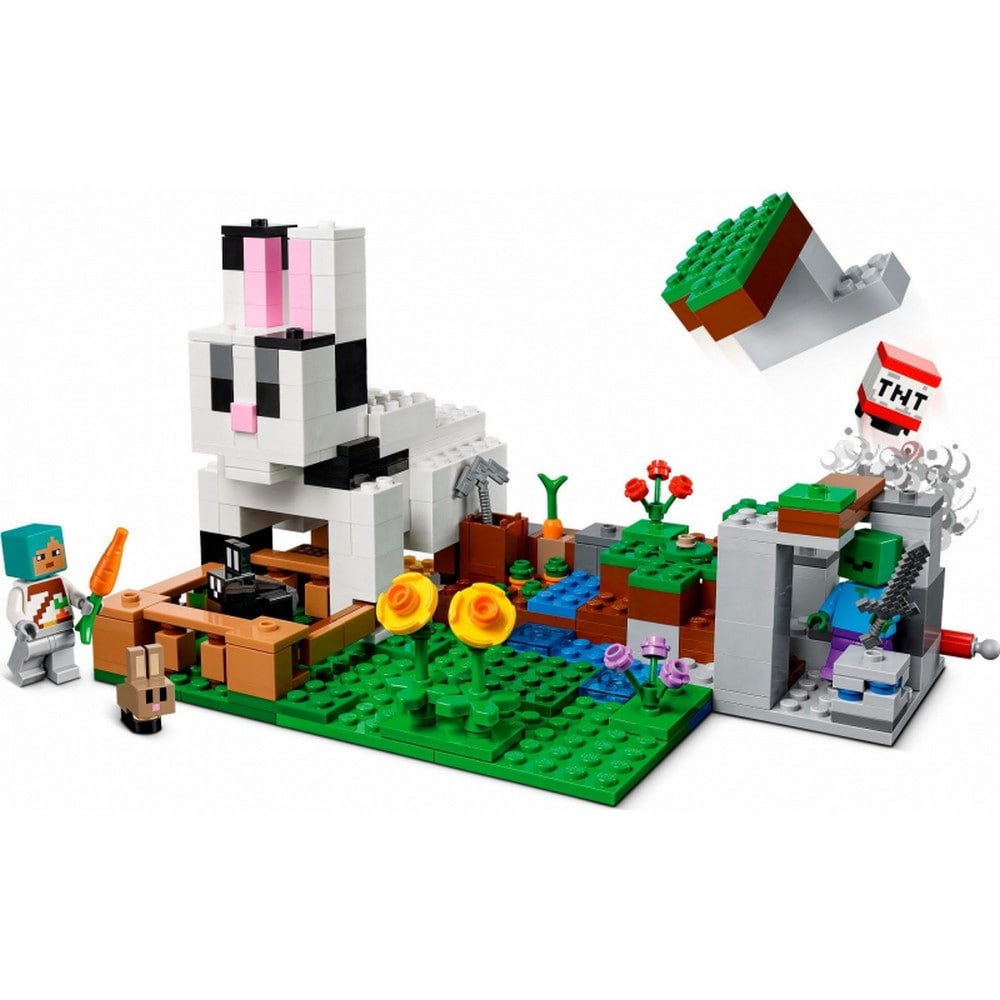 LEGO Minecraft Ferma cu iepuri 21181