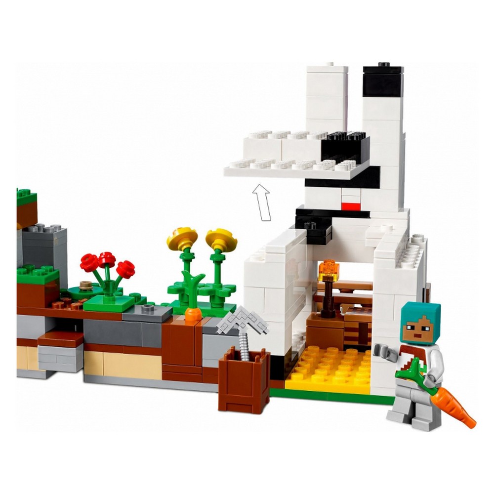 LEGO Minecraft Ferma cu iepuri 21181