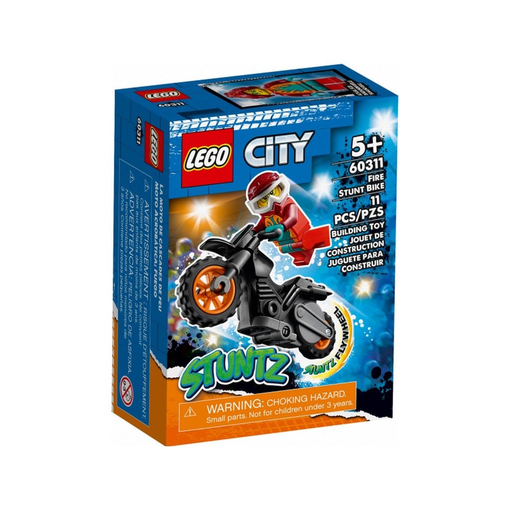 LEGO City Motocicleta de cascadorii Flacara 60311