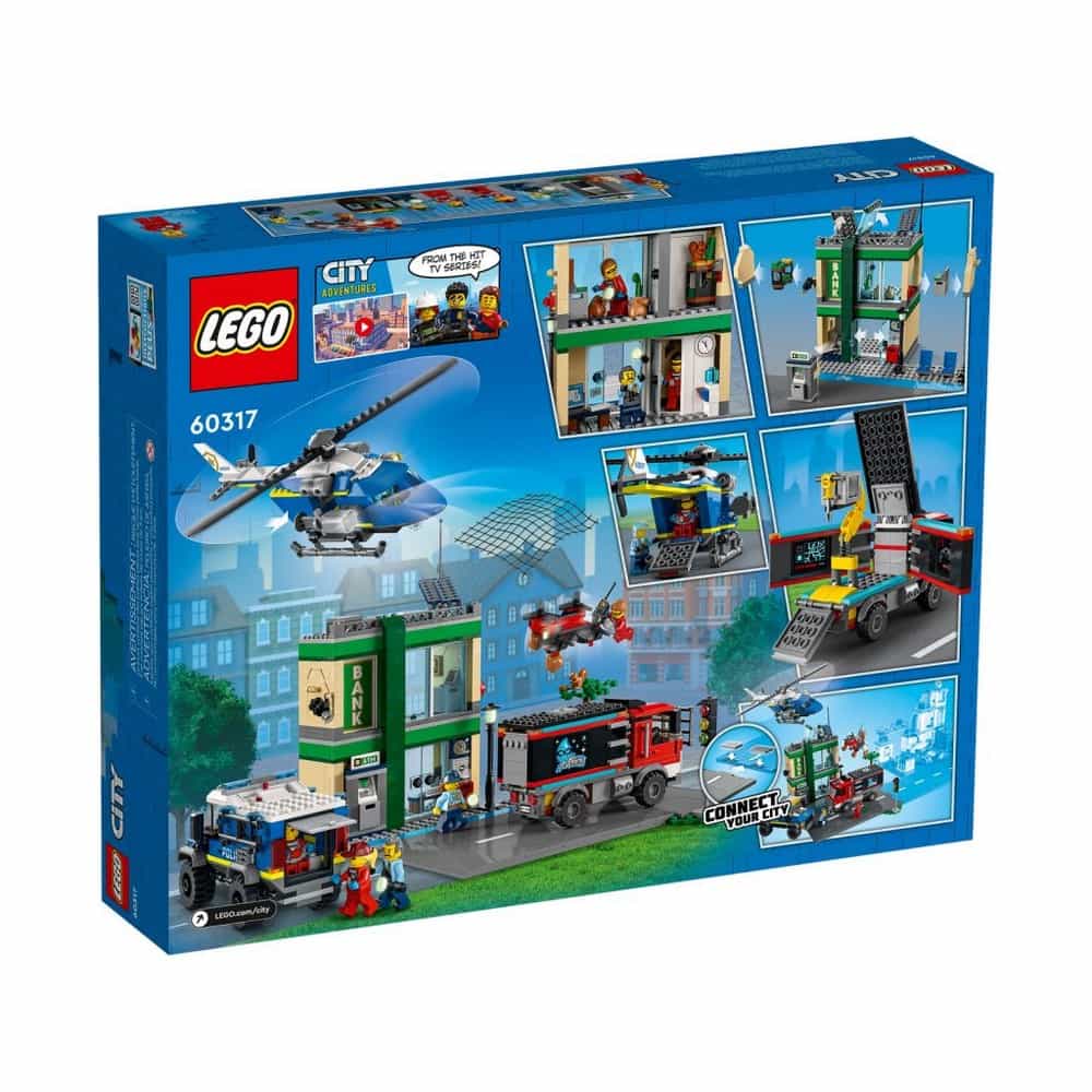 LEGO City Poliția în urmărire la bancă 60317